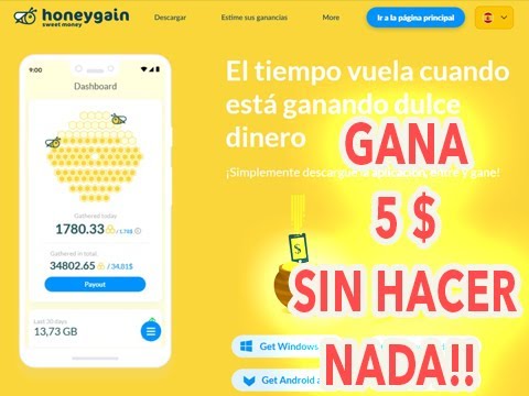 Honeygain app para ganar dinero desde tu android tablet y pc sin hacer ...