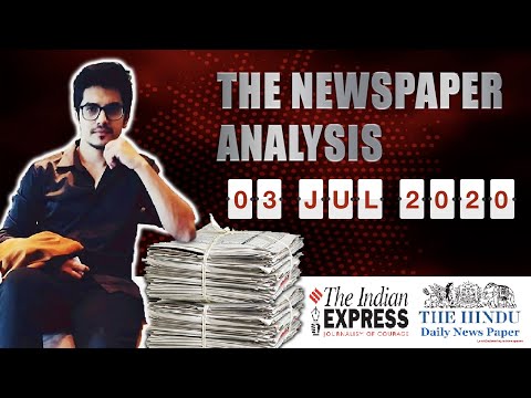 3 July 2020- The Indian Express Analysis by MM