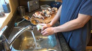 How to clean French Brown Crab