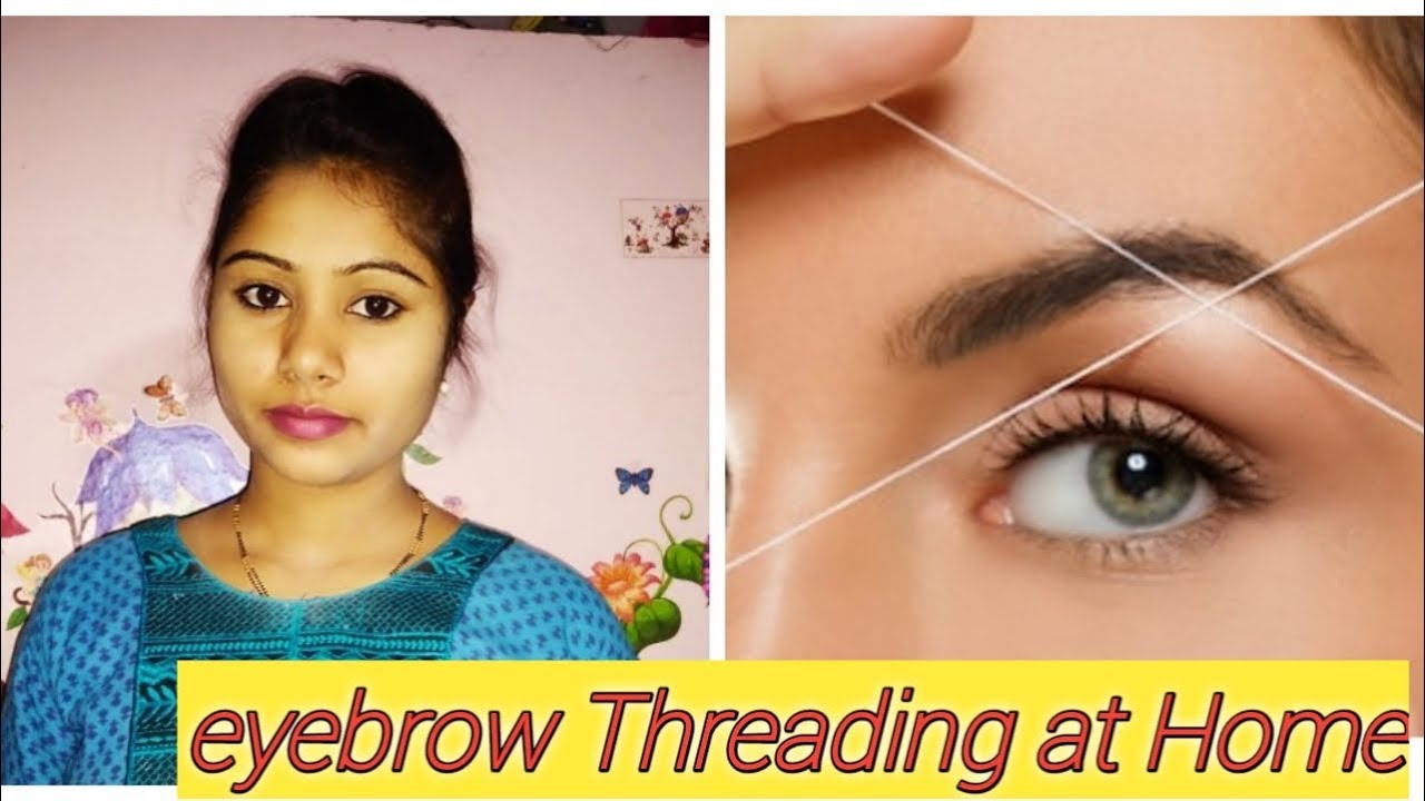 Eyebrow Threading for Beginner at Home In Telugu / RB Fashion & Beauty