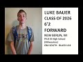Luke Bauer 2026 CBA South Summer 2022