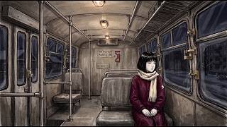 Window Seat Through a Frozen City | Dark Slavic LoFi, Sovietwave & Snowy Night Ambience screenshot 1
