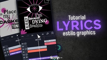 Full Tutorial How to Make Lyrics Style Graphics in (Alight Motion)