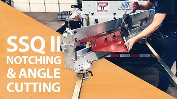 NTM SSQ II Panel Machine Demo: Notching & Angle Cutting