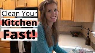 MINIMALIST KITCHEN CLEANING TIPS for CLEANING Your KITCHEN FAST | Clean the Kitchen With Me
