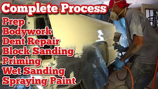 Painting A Car Or Truck At Home  Bodywork  Ding & Dent Repair  Sanding  Priming  Spraying Paint