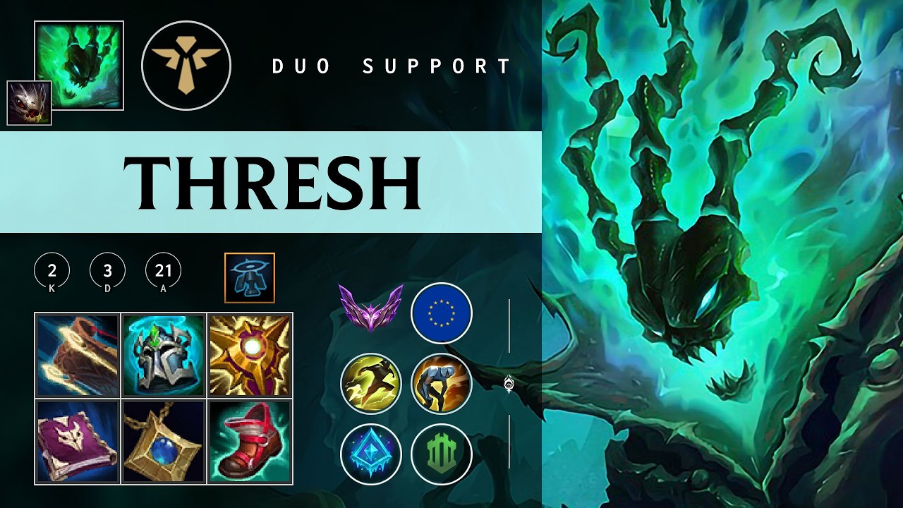 Thresh Support vs Galio - EUW Master Patch 26.04