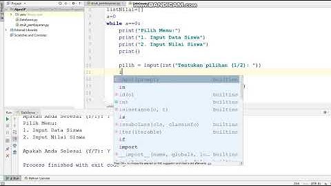 Belajar Python: Rekam Data Siswa dengan List (Part 1)