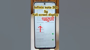 Full screen display setting in Infinix note 50s 5g phone #infinixnote50s #note50s5g #fulldisplay