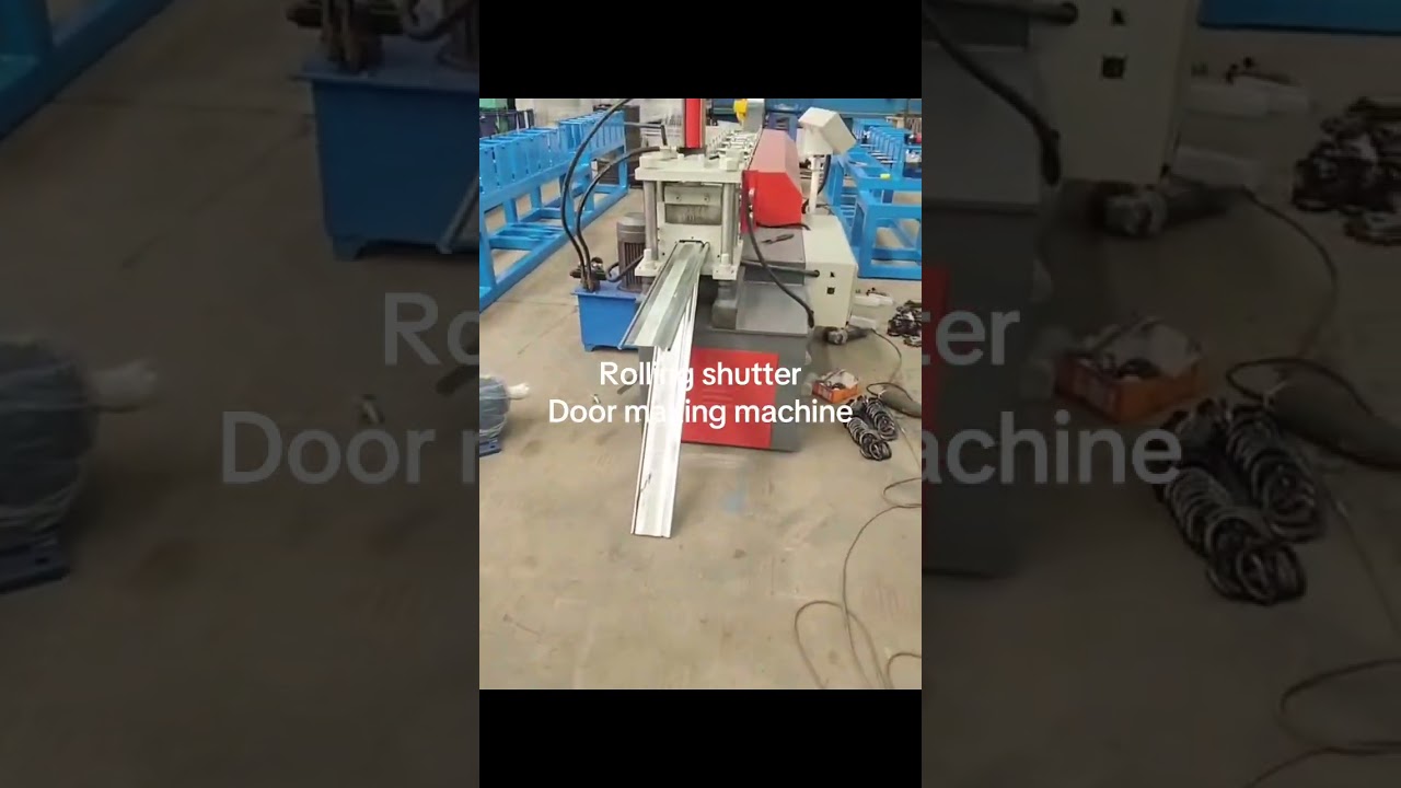 Rolling shutter door making machine for sale