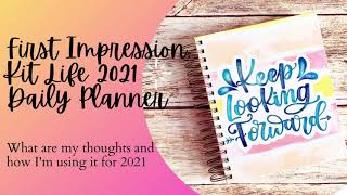 First Impression: KIT LIFE 2021 DAILY PLANNER