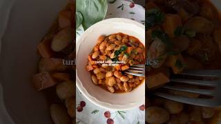 Turkish Summer Classics Olive Oil Dishes - Barbunya Pilaki Foodieeda