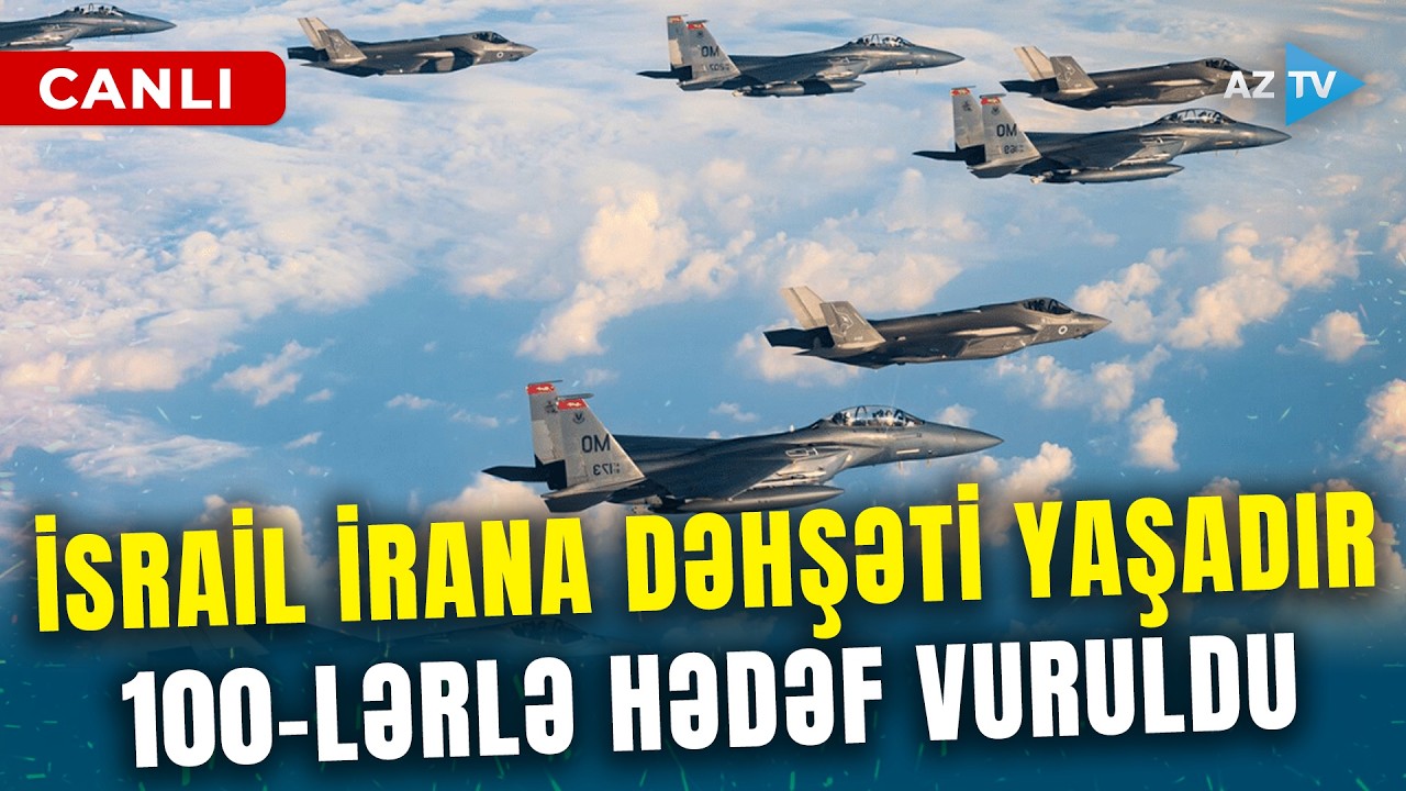 TƏCİLİ! İran üçün DƏHŞƏTLİ 24 SAAT – 400-dən çox hədəf 1 gecədə vuruldu: SAVAŞDA SON VƏZİYYƏT