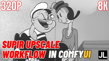 ComfyUI - Upscale Images upto 8K with SUPIR & Restore Images | JarvisLabs