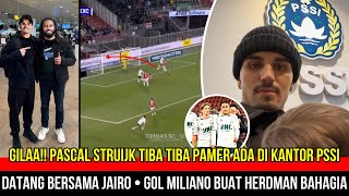Download Lagu 🔴DATANG DALAM DIAM! Pascal \u0026 Jairo Buat Fans Timnas Heboh~Gol Miliano Jadi Sorotan~Timnas Mendunia MP3