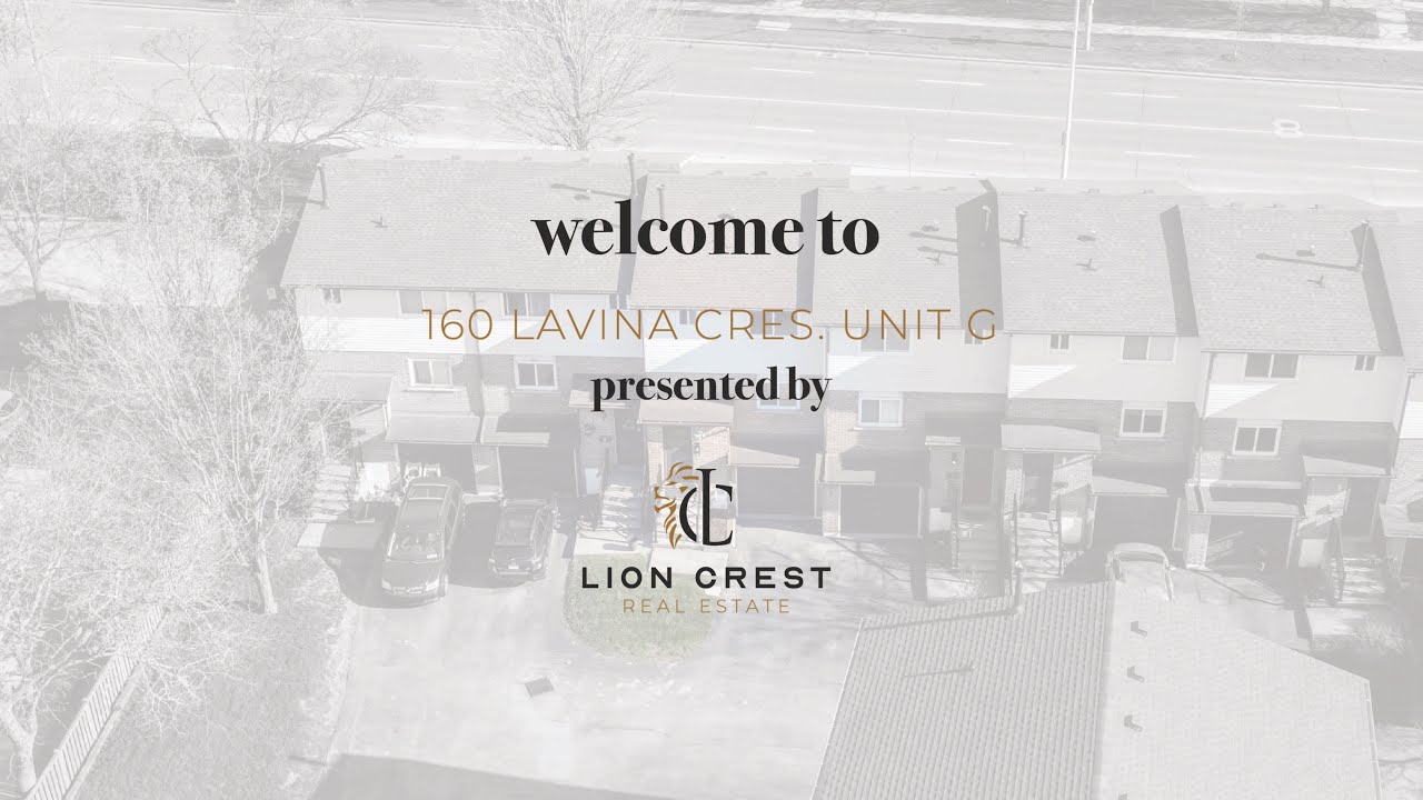 160 Lavina Crescent Unit G, Hamilton Presented by Lion Crest Real