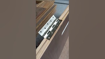 5×1 Brass hinges installation|skills|video