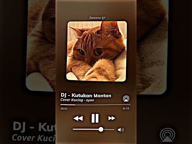 DJ - Kutukan Mantan Cover Kucing - Oyen #jedagjedug #oyen #djkutukanmantan #minecraftshorts #shorts class=