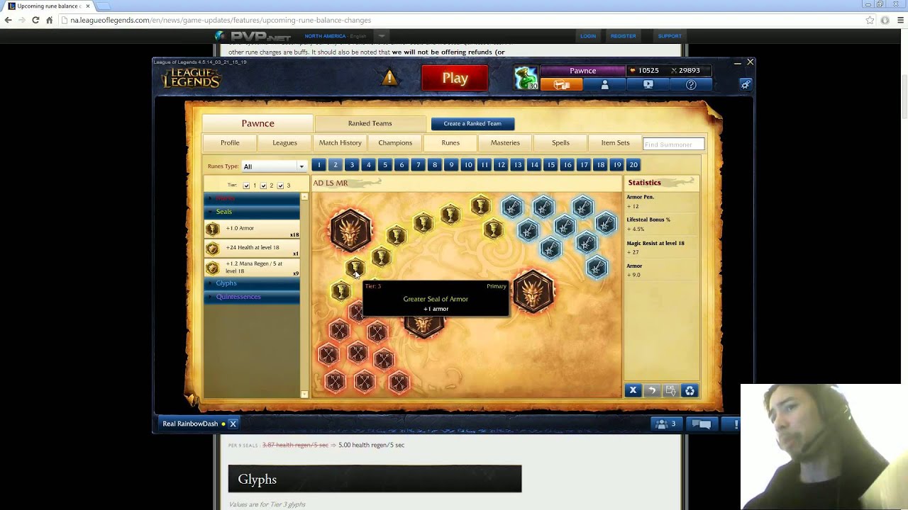 Balance Runes Season 4 Rune Balance Changes - Nerfs to armour seals and LS quints ...