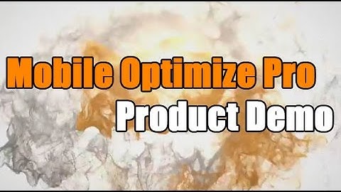 Mobile Optimize Pro [DEMO] FREE Bonus