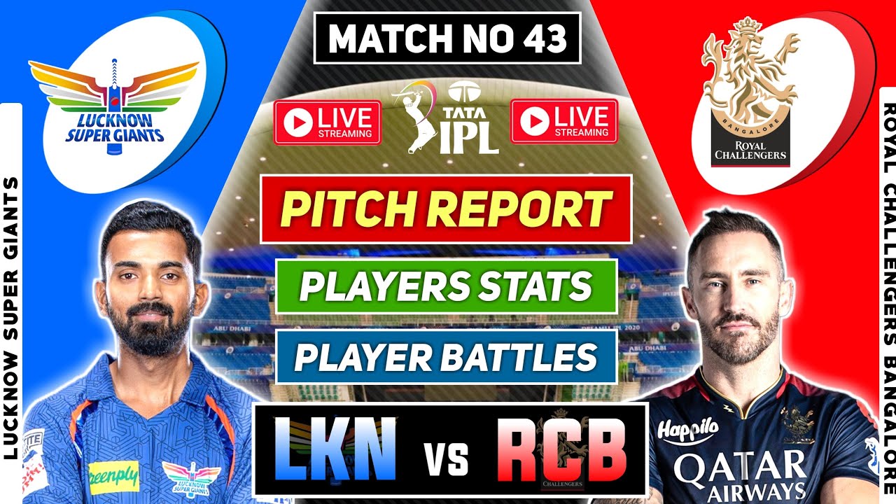 🔴 IPL Live LKN vs RCB Dream11 Prediction LKN vs RCB Dream11 Team Today LSG vs RCB Dream11 Prediction
