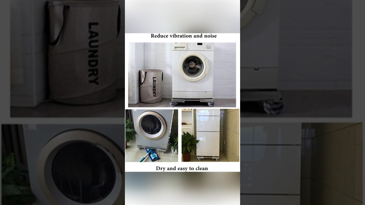 Universal Mobile Base for Washer and Fridge Solid Steel Lux