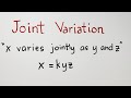 Understanding Joint Variation