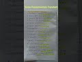 Fundamentals Constant #quickrevision #mindmap