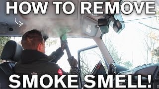 Interior Smoke Removal Tricks: Mercedes AMG G55