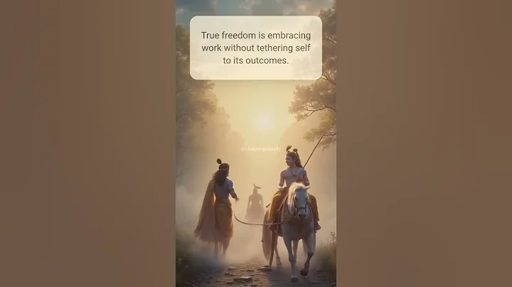 Embrace True Freedom: 3 Lessons on Detachment from the Gita 🌊 #Freedom