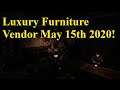 ESO Luxury Furniture Vendor May 15th 2020!