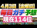 【4月3日（金曜日）】114位キターーー！！#プロスピ #プロスピa #活躍選手予想 