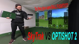 SkyTrak VS OPTISHOT 2 Golfsimulator!! Do they give the same ball flights!? 3&1 Golf #Golf #Golfsim