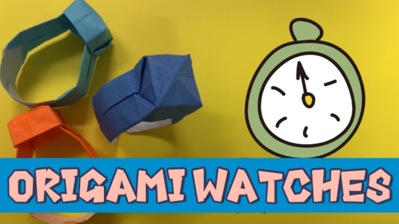 ゆっくり 折り紙腕時計の作り方 Origami Watches Slowly Origami Club ゆっくり折り紙クラブ 折り紙 モンスター