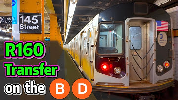 ⁴ᴷ⁶⁰ R160s Transferring over the B and D Lines!