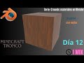 Cómo Hacer Textura de Tronco de Minecraft en Blender con Nodos | Tutorial de Materiales