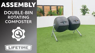 Lifetime Double-Bin Rotating Composter | Lifetime Assembly Video