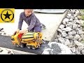 BRUDER TOYS Concrete-Mixer TRUCK played by Jack with Concrete (substitute)!