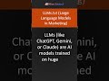 LLMs in Digital Marketing Explained 🤖 - AEO / GEO / SEO #shorts