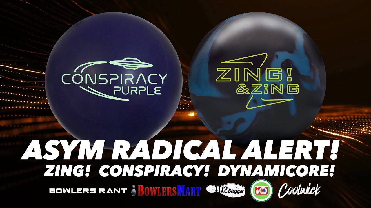 Radical Overseas Bowling Balls - Asymmetric Heavy Oil Monsters 