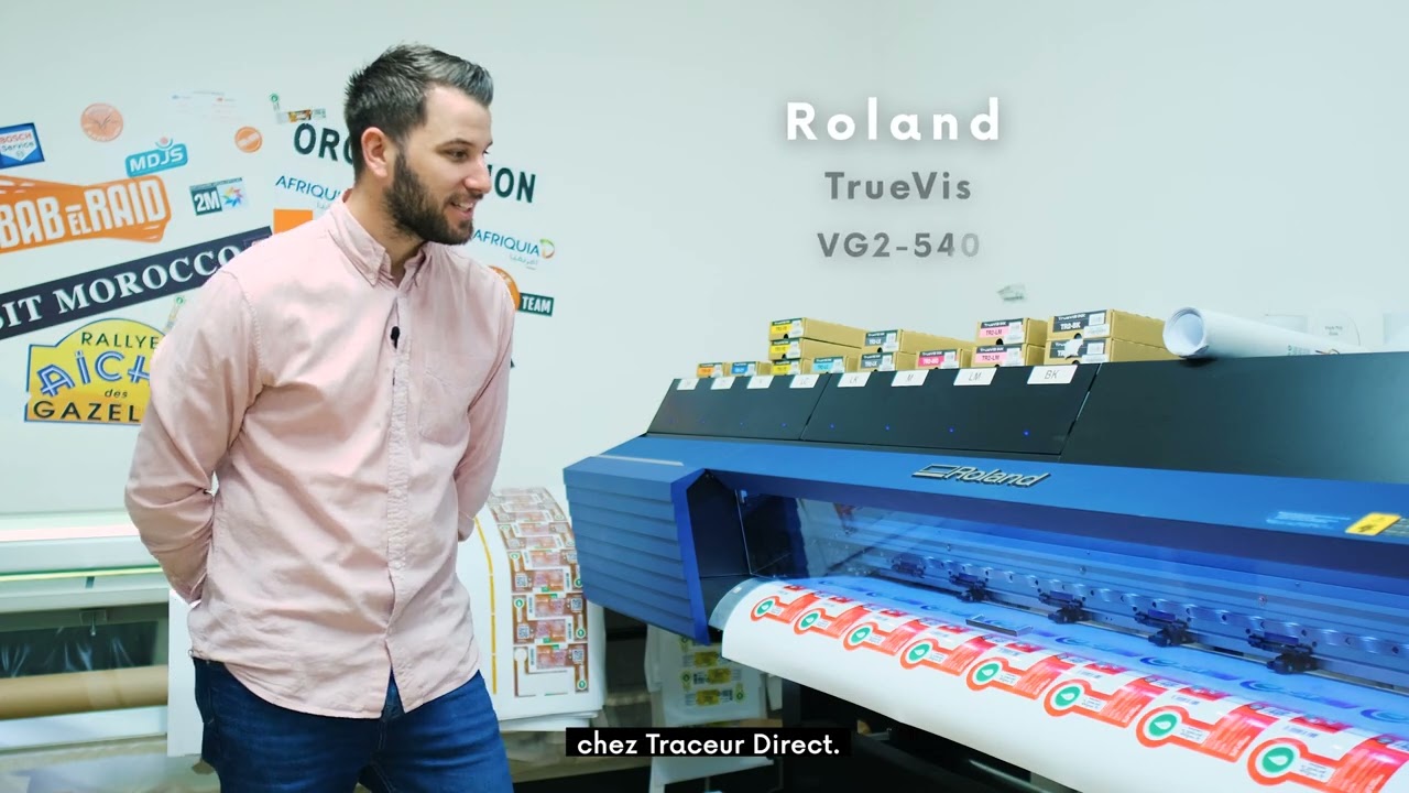 Focus Roland TrueVis VG2-540 - Interview COTTET Imprimeur