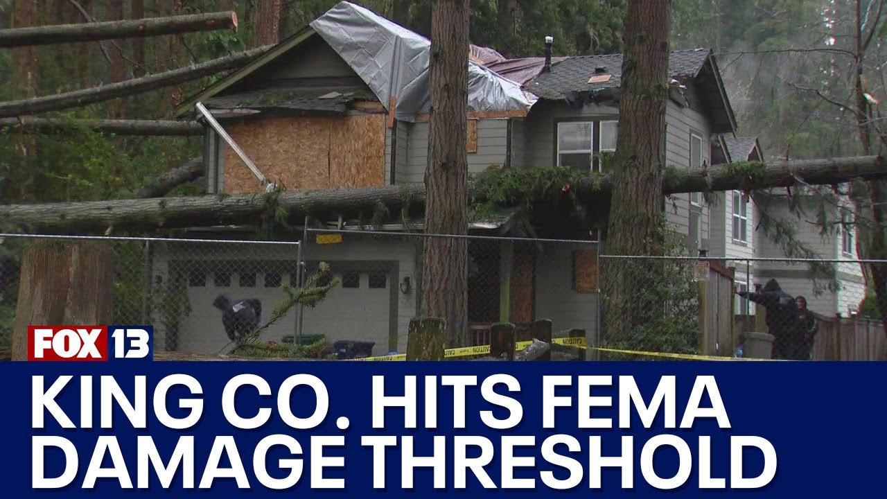 King County hits FEMA damage threshold | FOX 13 Seattle - YouTube