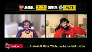 ARSENAL 5 - 0 CHELSEA HIGHLIGHTS BESTBITS WATCHALONG !!!