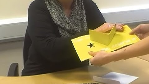 REWARD CARD PRESENTER | V fold pop up card presenter