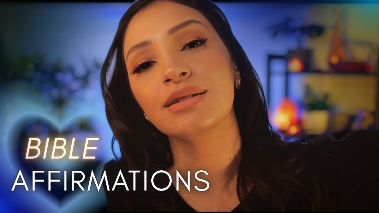 Christian ASMR ✝️🕯️ Soft Body Brushing + Positive Affirmations for Peaceful Sleep 🌙