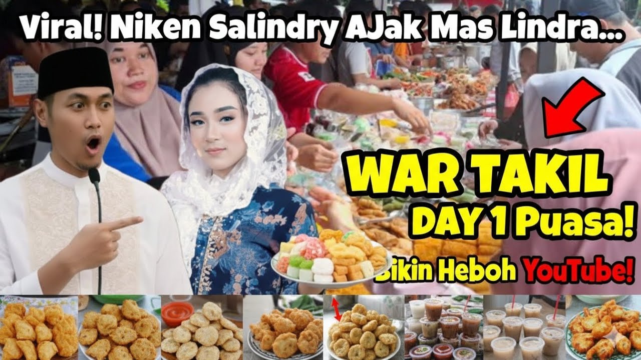 Heboh! War Takjil Day 1 Puasa Bareng Niken & Mas Lindra Bikin Tuban Macet!
