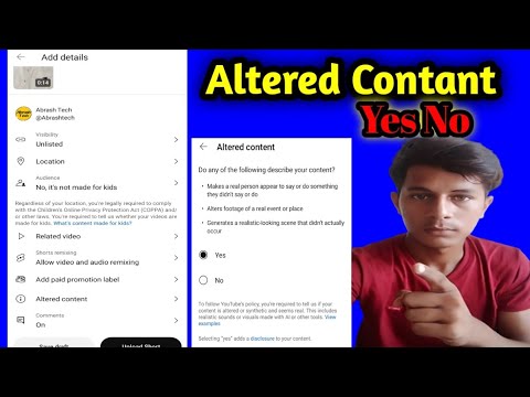 Youtube Altered Content