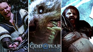 GOD OF WAR RAGNAROK - All Boss Fights + Ending 4K UHD