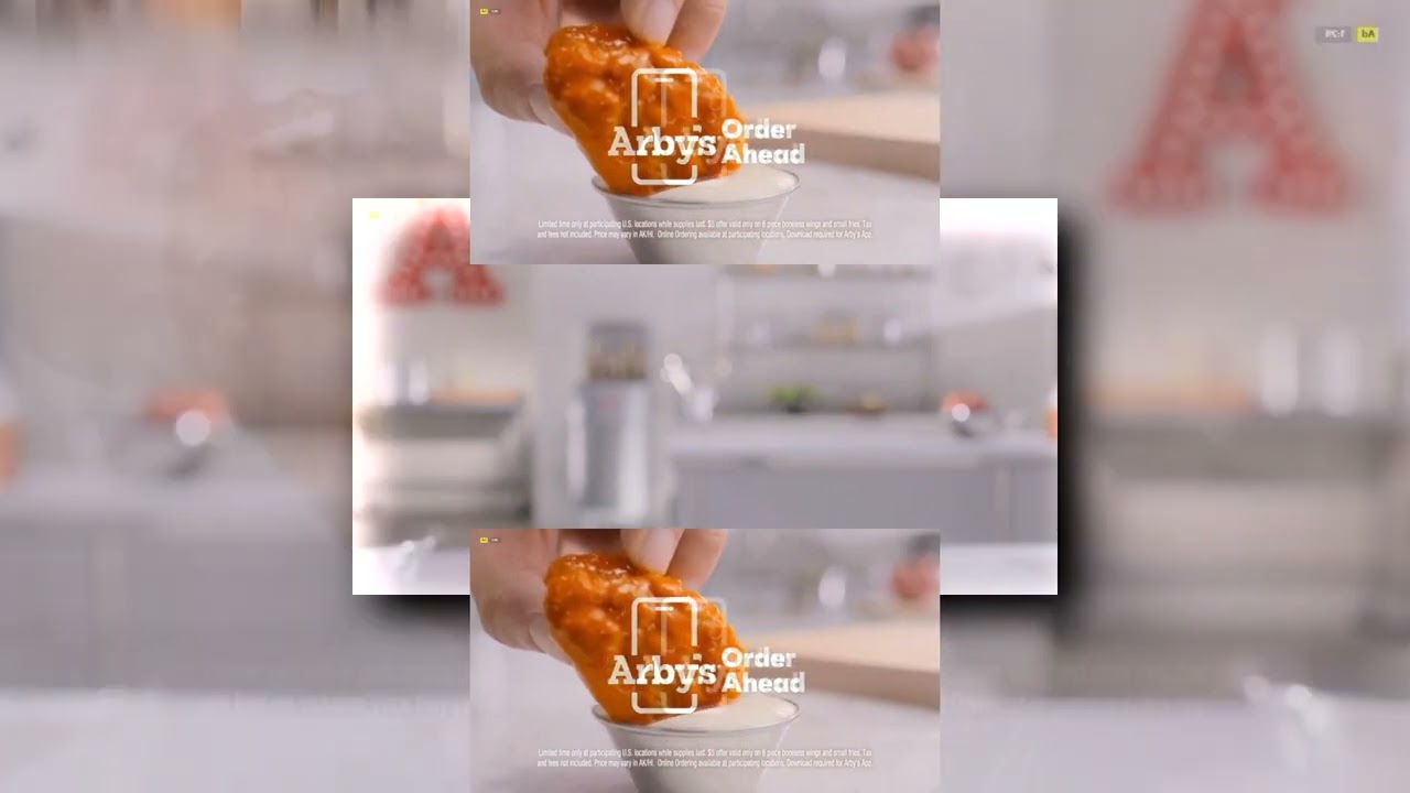 (YTPMV) Arby's Commercial 2023 - (USA) | $5 Boneless Wings and Fries Scan