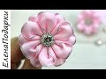 ОЧЕНЬ НЕЖНЫЙ ЦВЕТОК из ленты 🌸 / Flor de fita / DIY / Канзаши / Kansasi bow ЕленаПодарки МК